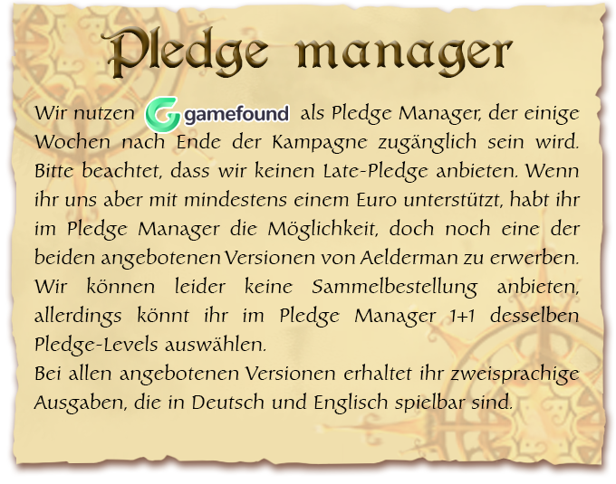 Pledge manager